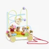 Trælegetøj-VIGA Træklegetøj med Kuglebane og Drejehjul