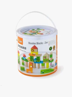 Babylegetøj-VIGA Træklodser Zoo