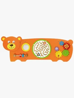 Babylegetøj-VIGA Væglegetøj Bjørn Flerfarvet/Orange