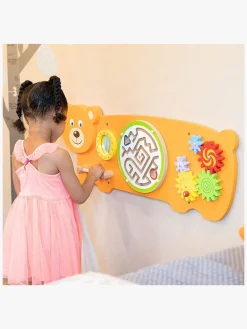 Babylegetøj-VIGA Væglegetøj Bjørn Flerfarvet/Orange