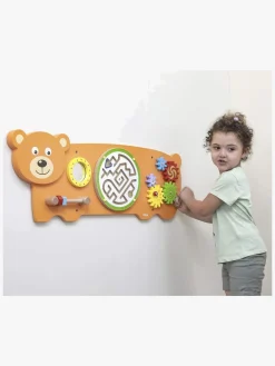 Babylegetøj-VIGA Væglegetøj Bjørn Flerfarvet/Orange
