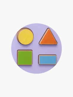 Babylegetøj-VIGA Væglegetøj Flodhest Lilla/Flerfarvet