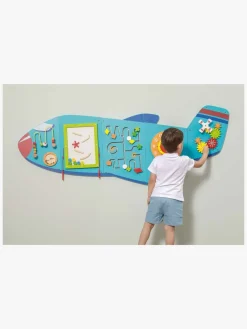 Babylegetøj-VIGA Væglegetøj Fly Blå