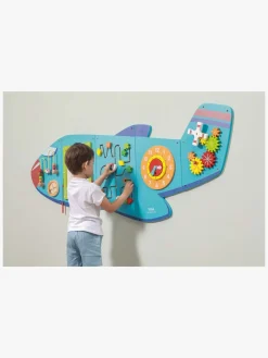 Babylegetøj-VIGA Væglegetøj Fly Blå