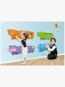 Babylegetøj-VIGA Væglegetøj Krokodille Grøn/Flerfarvet