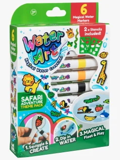 Kreativt Legetøj-TOYMONSTER Water Art Vandbaserede Tusser Safari 6 Stk.