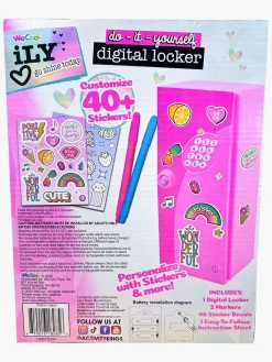 Kreativt Legetøj-WeCool ILY DIY Digitalt Pengeskab med Klistermærker