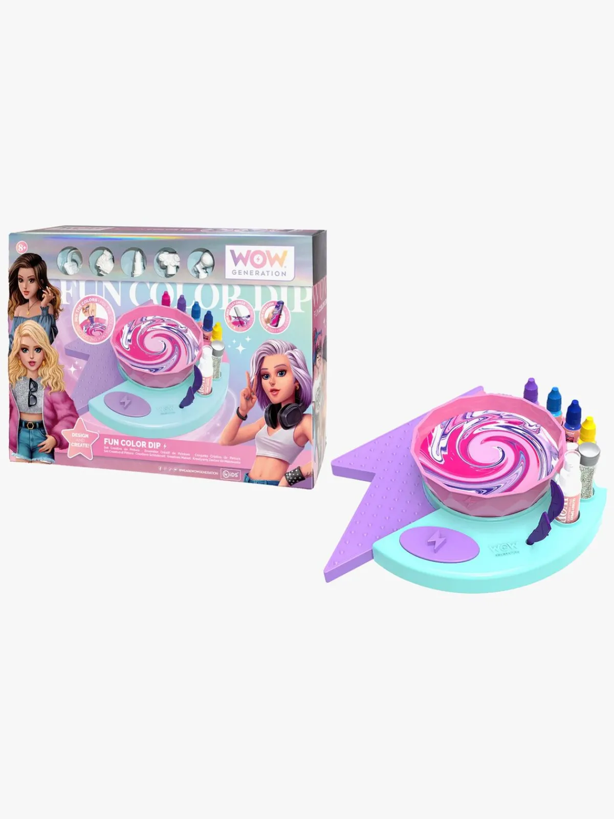 Kreativt Legetøj-WOWGeneration WOW Generation Fun Color Dip Malerværksted