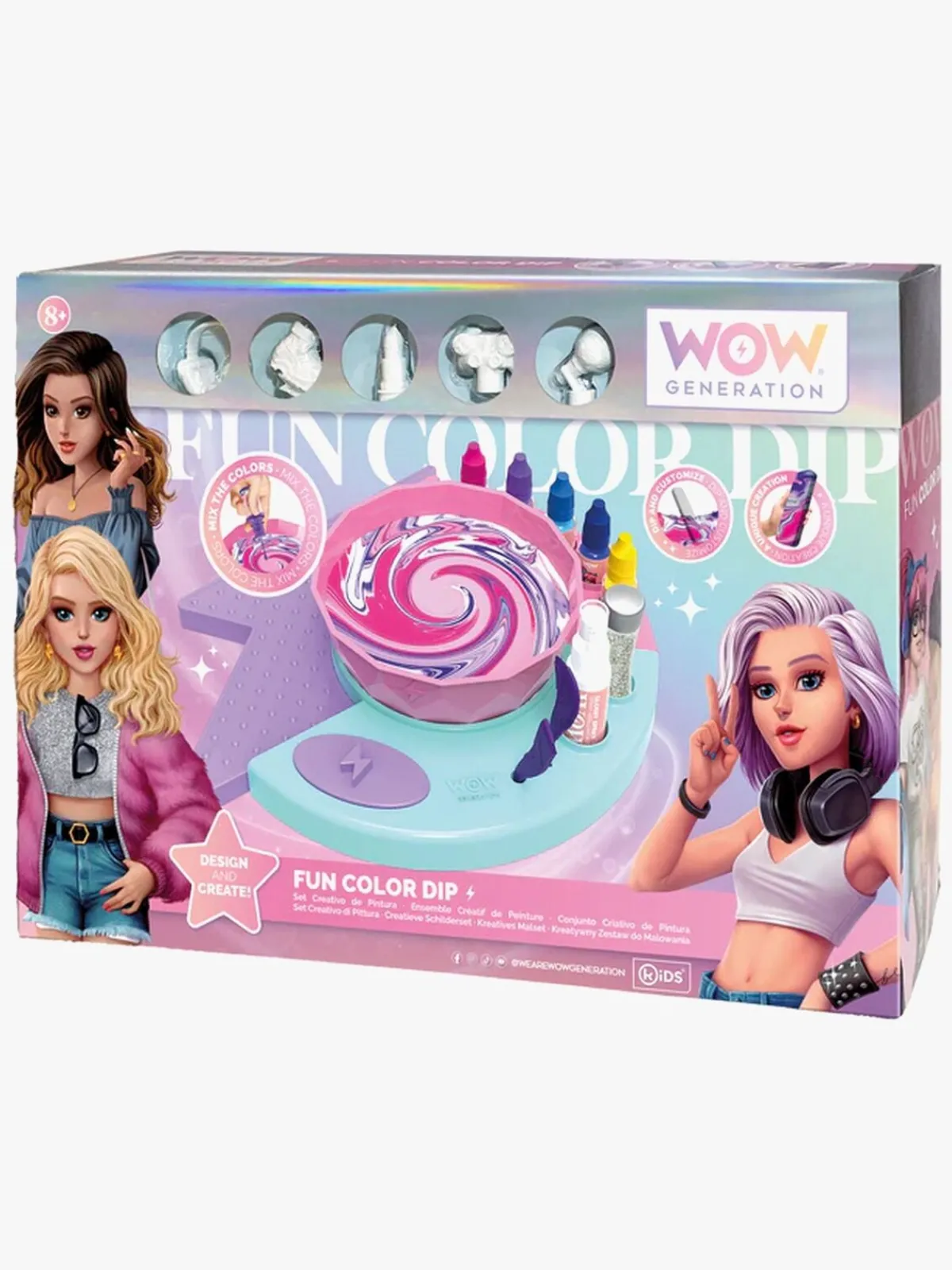 Kreativt Legetøj-WOWGeneration WOW Generation Fun Color Dip Malerværksted