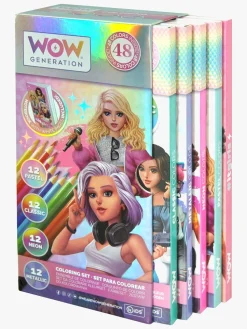 Kreativt Legetøj-WOWGeneration WOW Generation Malesæt med 48 Farvepenne