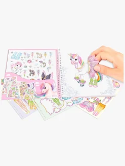 Kreativt Legetøj-YlviAndtheMinimoomis Ylvi & The Minimoomis Dress Me Up Klistermærkebog