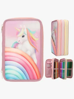 Kreativt Legetøj-YlviAndtheMinimoomis Ylvi & The Minimoomis Penalhus med 3 Rum Color Cloud