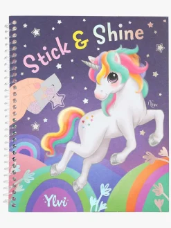 Kreativt Legetøj-YlviAndtheMinimoomis Ylvi & The Minimoomis Stick & Shine Malebog (Field Unset)