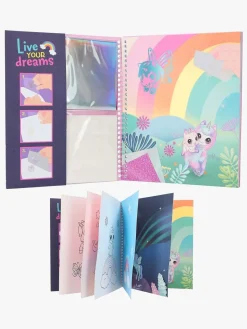 Kreativt Legetøj-YlviAndtheMinimoomis Ylvi & The Minimoomis Stick & Shine Malebog (Field Unset)