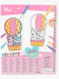 Kreativt Legetøj-YlviAndtheMinimoomis Ylvi Malebog med Tusser