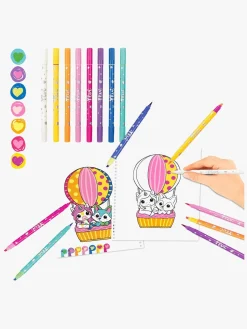 Kreativt Legetøj-YlviAndtheMinimoomis Ylvi Malebog med Tusser