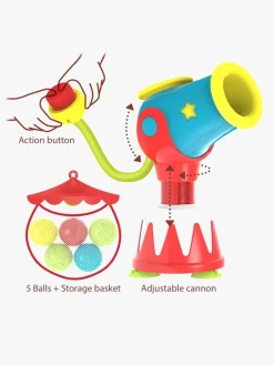 Vandlegetøj-Yookidoo Badelegetøj Ball Blaster Water Cannon