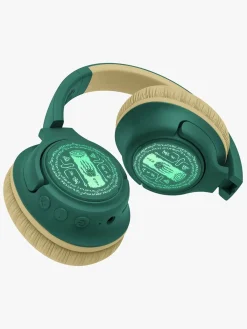 Elektronik & Media-OTLTechnologies Zelda Høretelefoner Trådløse med LED Sharing AUX Grøn