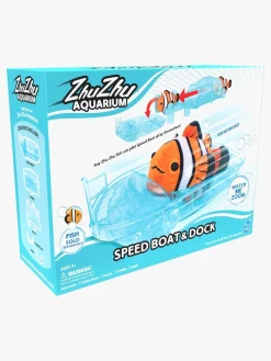 Legetøjsfigurer-ZhuZhuPets ZhuZhu Aquarium Fisk Båd Og Kaj Legesæt