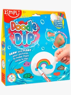 Vandlegetøj-ZimpliKids Zimpli Kids Kids Doodle 'N'Dip Tatoveringssæt