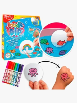 Vandlegetøj-ZimpliKids Zimpli Kids Kids Doodle 'N'Dip Tatoveringssæt